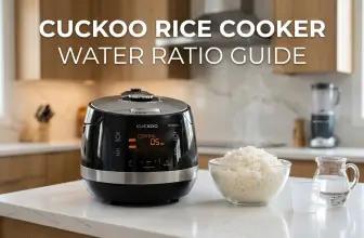 cuckoo rice cooker water ratio guide