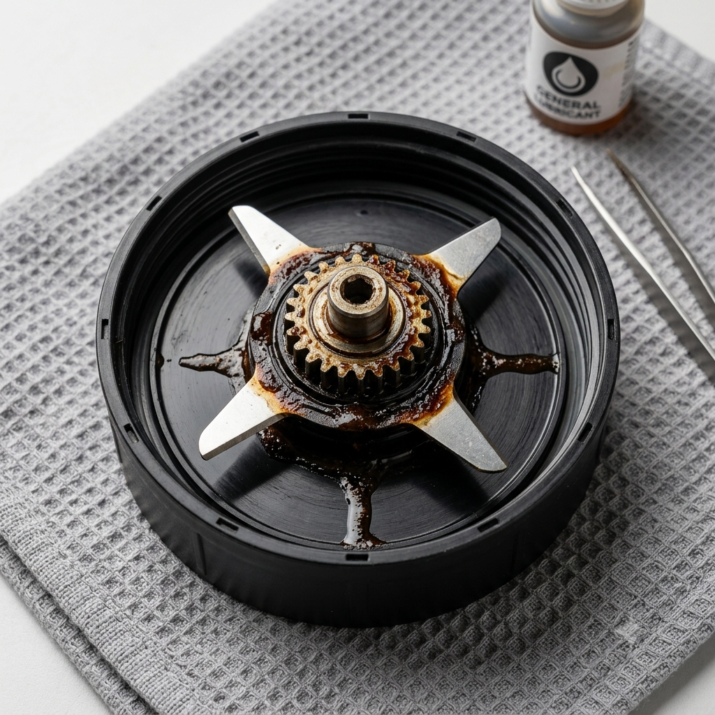 Blown Bearing Seal (Leaking Brown or Dark Liquid)