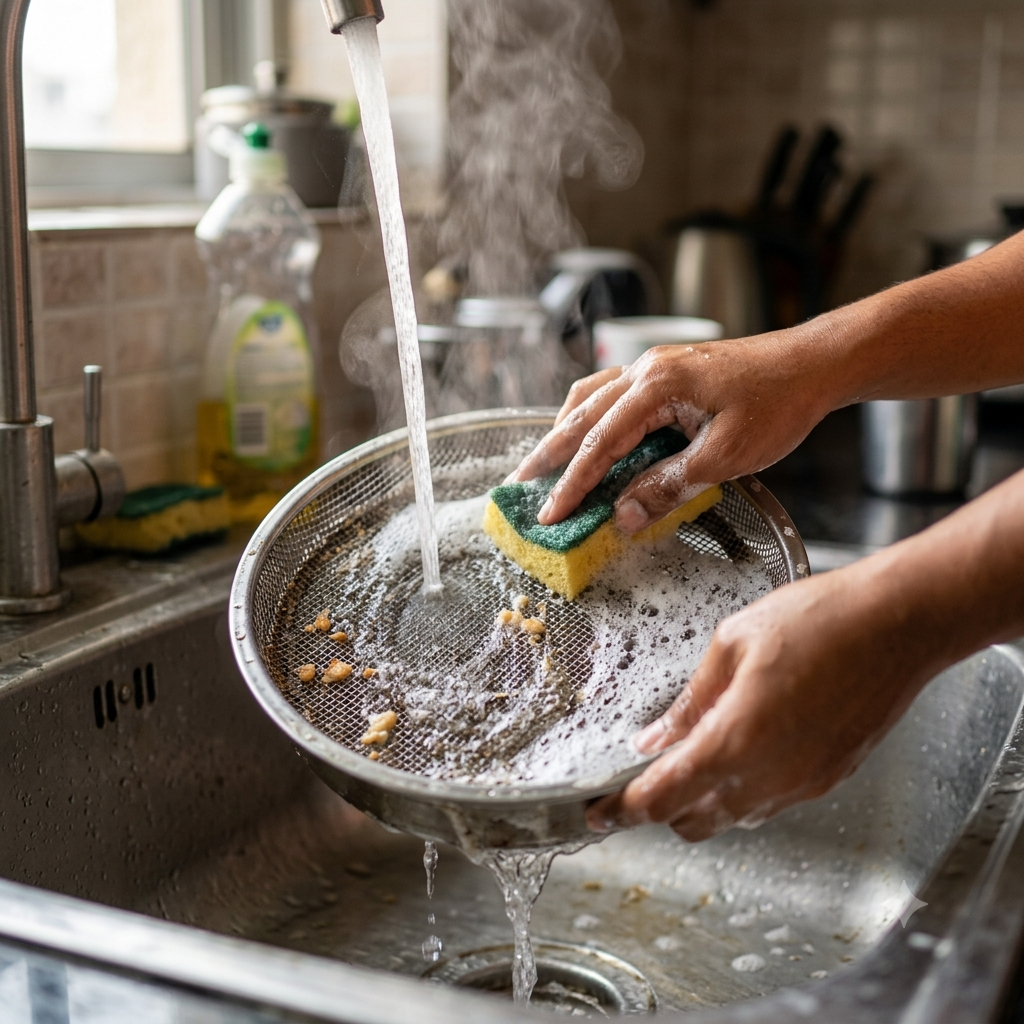 air-fryer-basket-immediate-cleaning
