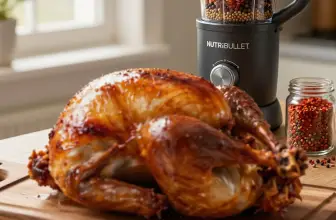 Nutribullet for smoking a turkey