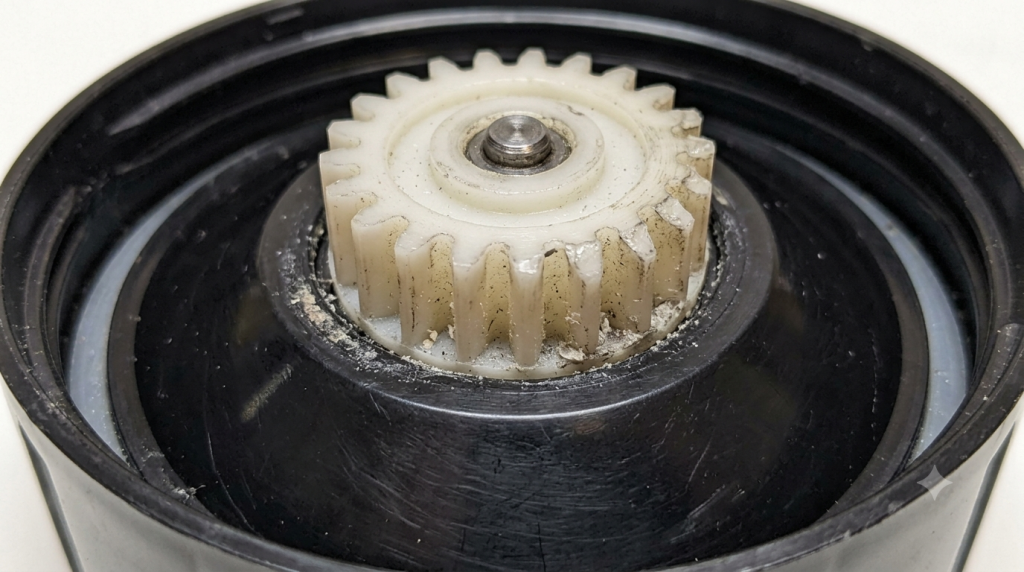blender drive gear worn plastic teeth