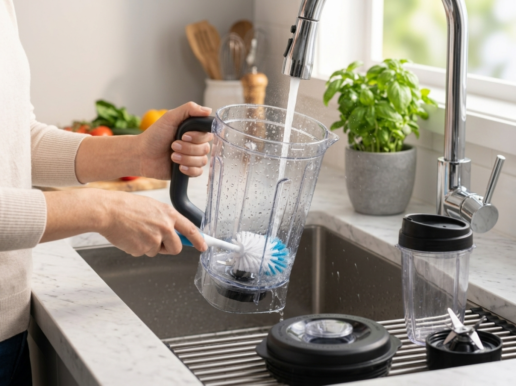 Cleaning the NutriBullet Smart Touch Blender pitcher