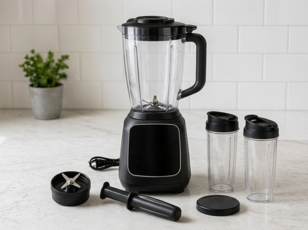 NutriBullet Smart Touch Blender Combo pitcher and personal cups